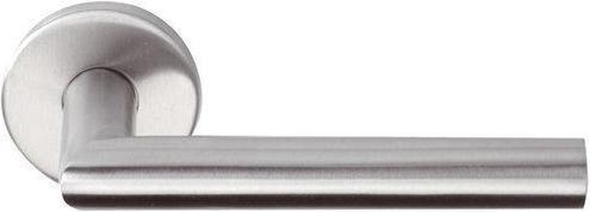 Formani linox basic deurkruk RVS LB-II 19mm op rozet (paar)