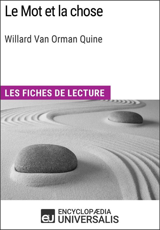 Le Mot et la chose de Willard Van Orman Quine - cover