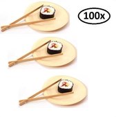 Eetstokjes- chopsticks - Bamboe - 18cm - 100 Stuks