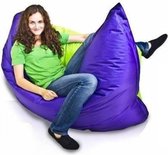 Colori - Zitzak - Vierkant - 175x135 cm - Nylon - Paars/groen