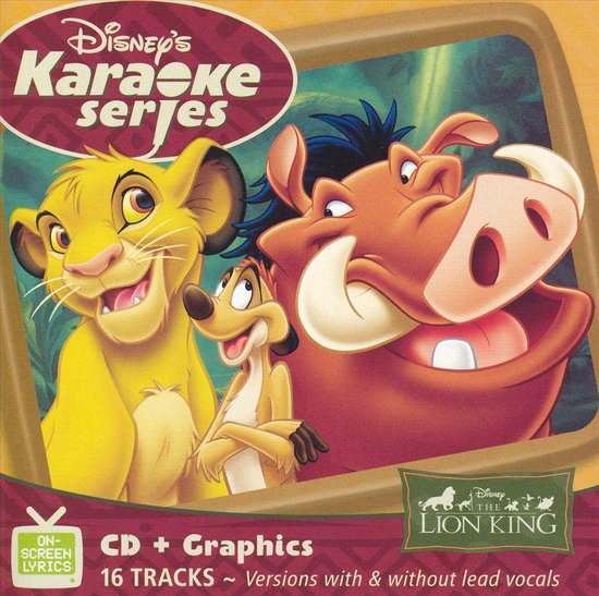 Disney's Karaoke Series The Lion King, Karaoke CD (album) Muziek