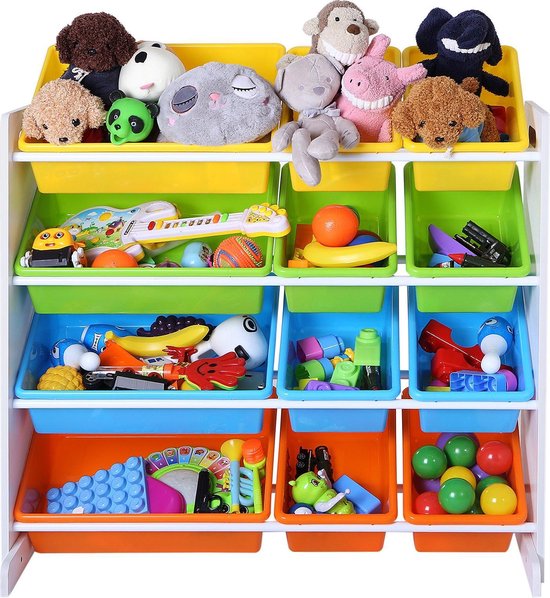 Multifunctioneel Kinderkamer Opbergrek - Kinder Organizer Rek Opbergkast -  Opberg Kast... | bol.com