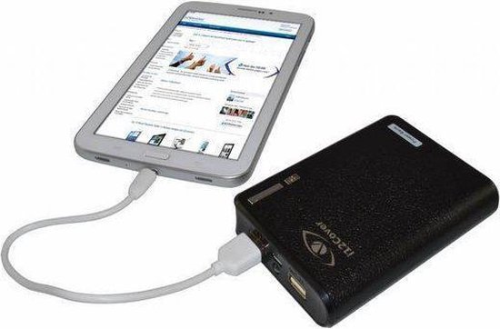 marmeren stok Factureerbaar Power Bank / Powerbank voor uw tablet, 12000 mAh, Externe Batterij, Sterke  Mobiele... | bol.com