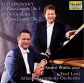 Tchaikovsky, Saint-Saens: Piano Concertos / Watts, Levi