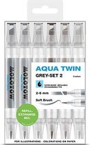 Molotow Aqua Twin Grey set-2