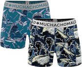 MuchachoMalo - 2-pack Shark Boxershorts - S