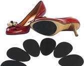 Set van 6 paar anti-slip rubber pads voor schoenen, makkelijk te plakken, geschikt voor alle soorten schoeisellen - KELERINO.