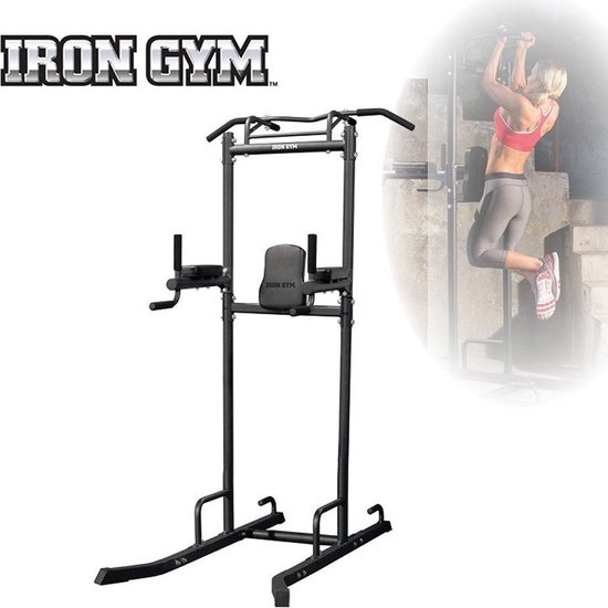 Iron Gym Power Tower Fitness apparaat Fitness toren - Multifunctioneel
