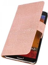 Devil Booktype Wallet Case Hoesjes voor Galaxy Note 3 N9000 Licht Roze