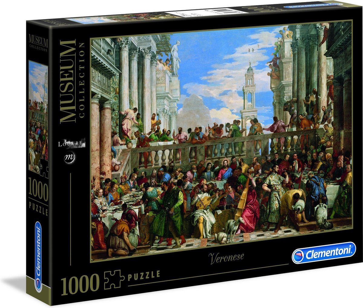 Clementoni - Museum Puzzle Collection - Veronese, The Wedding at Cana -  1000 pièces | bol