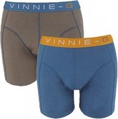 Vinnie-G Boys kinder boxershorts Wakeboard Uni 2-Pack-128/134