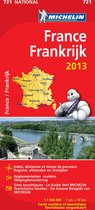 France Frankrijk 11721 carte ' national ' 2013 michelin kaart