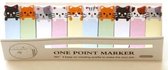 Mini memo blaadjes Zelfklevende post it notes - Katten