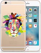 Geschikt voor iPhone 6s Hoesje Lion Color