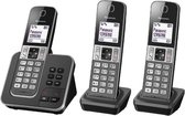 Panasonic KX-TGD323 - Trio DECT telefoon - Antwoordapparaat - Zwart