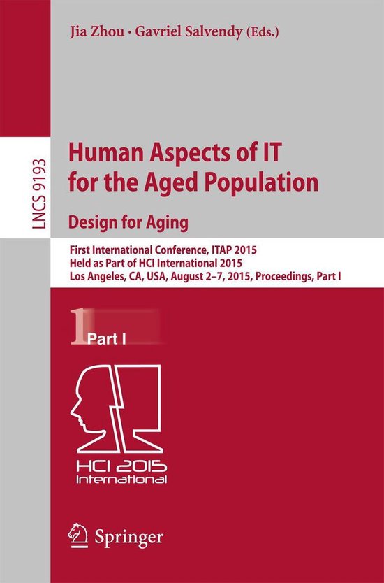 Springer Nature Proceedings Computer Science 1 - Human Aspec ... - cover