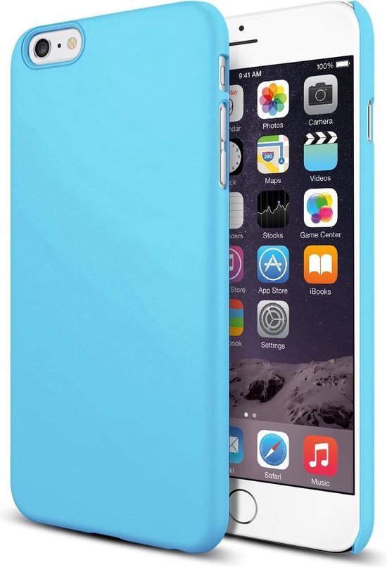 religie monteren Als reactie op de Cover voor Apple iPhone 6 Plus/6S Plus - Effen Kleur - Licht Blauw | bol.com