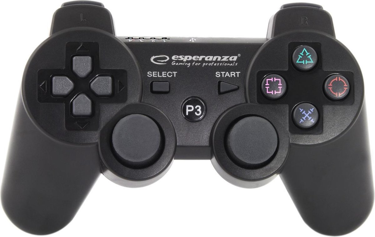 Esperanza GX700 Marine | Bluetooth Vibration Controller | Play Station 3 | PS3 | Motion Sense | Wireless | Draadloos