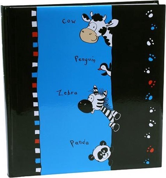 GOLDBUCH GOL-27267 Kinderalbum CRAZY ANIMALS zwart/blauw als fotoboek | bol
