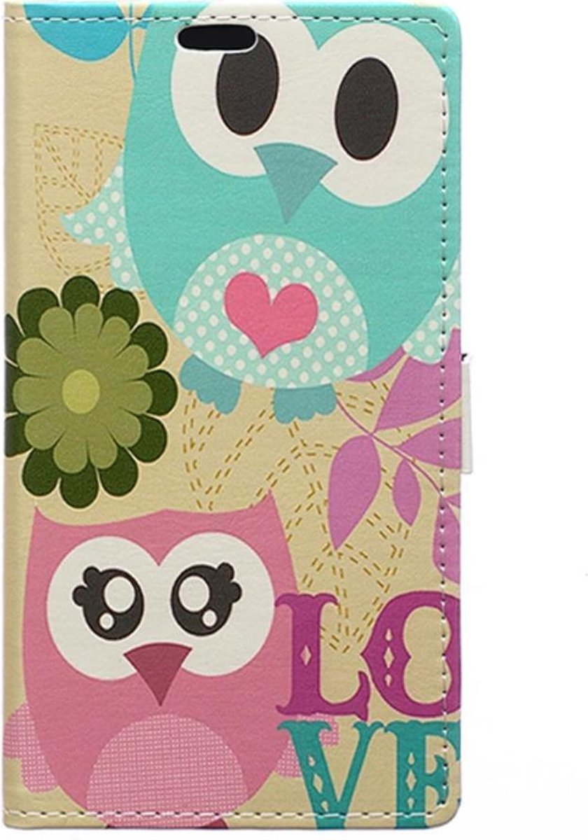 2 love uiltjes agenda wallet hoesje Samsung Galaxy Trend 2 Lite G318H