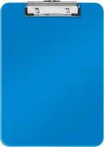 Leitz WOW Kunststof A4 Klembord met Ophanghaakje - Capaciteit tot 75 Vel -  Blauw