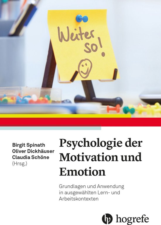 Psychologie der Motivation und Emotion - cover