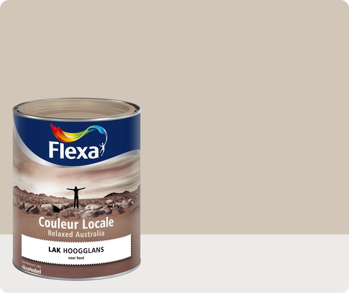 Flexa Couleur Locale - Lak Hoogglans - Relaxed Australia - Mist - 4015 - 750 ml