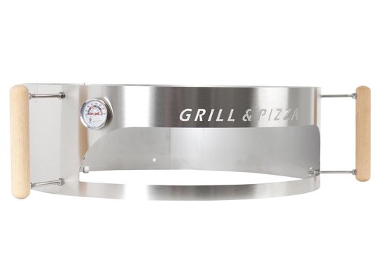 Grill- & Pizzaring Deluxe Set Aluminium
