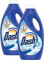 Dash Wasmiddel vloeibaar Sensitive 2 x 1,43 l