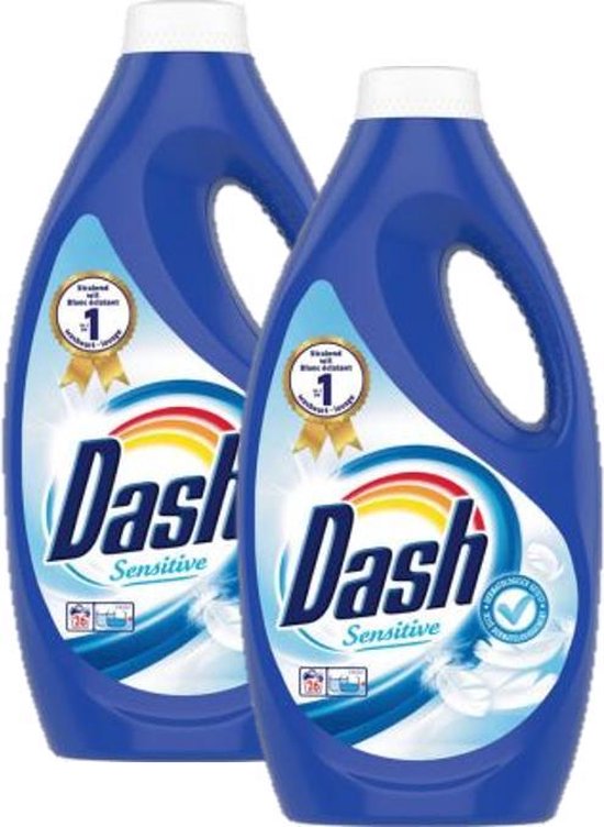 Dash Wasmiddel vloeibaar Sensitive 2 x 1,43 l | bol.com