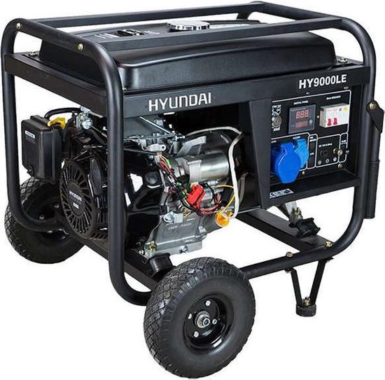 Hyundai generator/aggregaat 6600 watt - 420cc benzine motor - 6,6kW |  bol.com