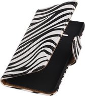 Zebra Booktype Samsung Galaxy Win Pro Wallet Cover Hoesje