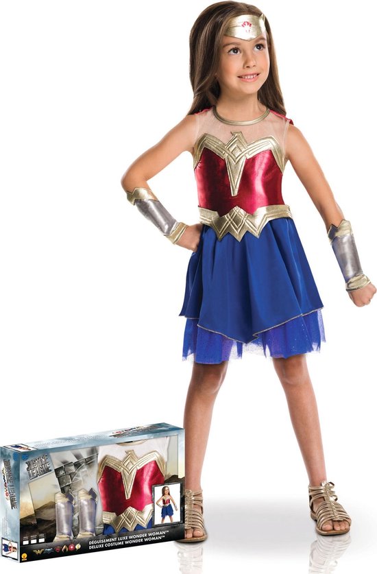 lood Uitmaken mooi RUBIES FRANCE - Luxe Wonder Woman kostuum voor meisjes - 92/104 (3-4 jaar)  | bol.com