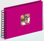 Walther Design SA-109-Q Fun Wire-O - Fotoalbum - 23 x 17 cm - Roze - 40 pagina's