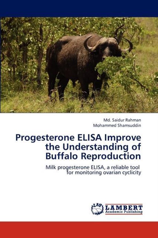 Progesterone ELISA Improve the Understanding of Buffalo Repr ... - cover