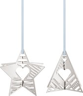 Georg Jensen Seasonal Christmas Collection 2019 Holiday Ornament Ster en Boom - Messing - Zilver