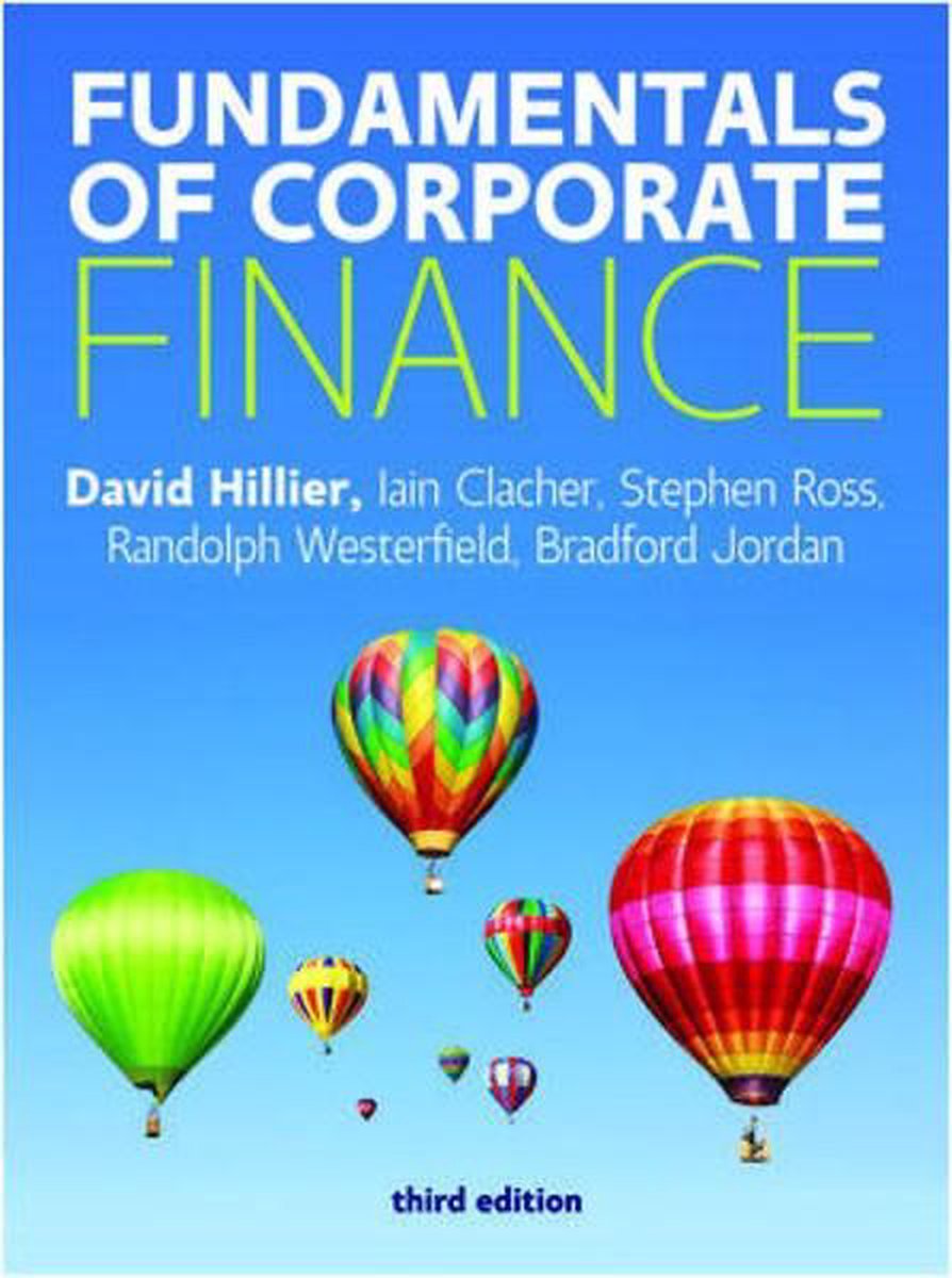 9780077178239　of　Finance　Corporate　Fundamentals　bol　McGraw-Hill　Boeken