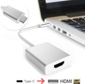 DrPhone USB-C vers HDMI - Adaptateur 4K Type-C - Ultra HD 4K - Argent