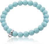 Zinzi Charms rek-armband one-size turquoise parels CH-A20T