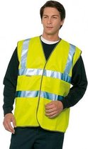 Veiligheids vest geel reflecterend 2xl Geel