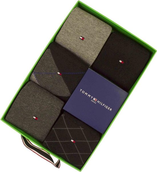 Tommy Hilfiger giftbox 5-pack - Sokken - Maat 39-42 - Heren - multi | bol .com