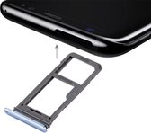 Simkaarthouder / sim tray geschikt voor Samsung Galaxy S8+ (PLUS) Blauw