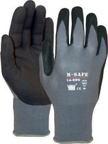 M-Safe werkhandschoen Nitrile Microfoam vingergecoat glad 14-690 , 12pr , mt 10