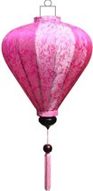 Roze Vietnamese zijden lampion lamp ballon - B-PK-45-S