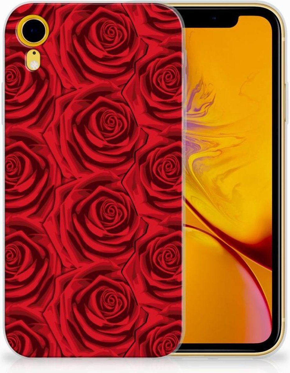 TPU Hoesje voor Apple iPhone Xr TPU Case Red Roses