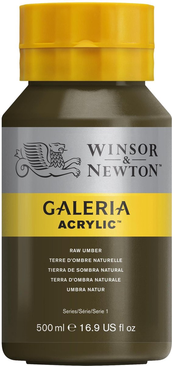 Winsor & Newton Galeria Acryl 500ml Raw Umber