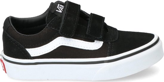 Vans Youth Ward V Sneakers - (Suede/Canvas)Black/White - Maat 37