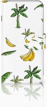 iPhone Xs Book Case Hoesje Banana Tree
