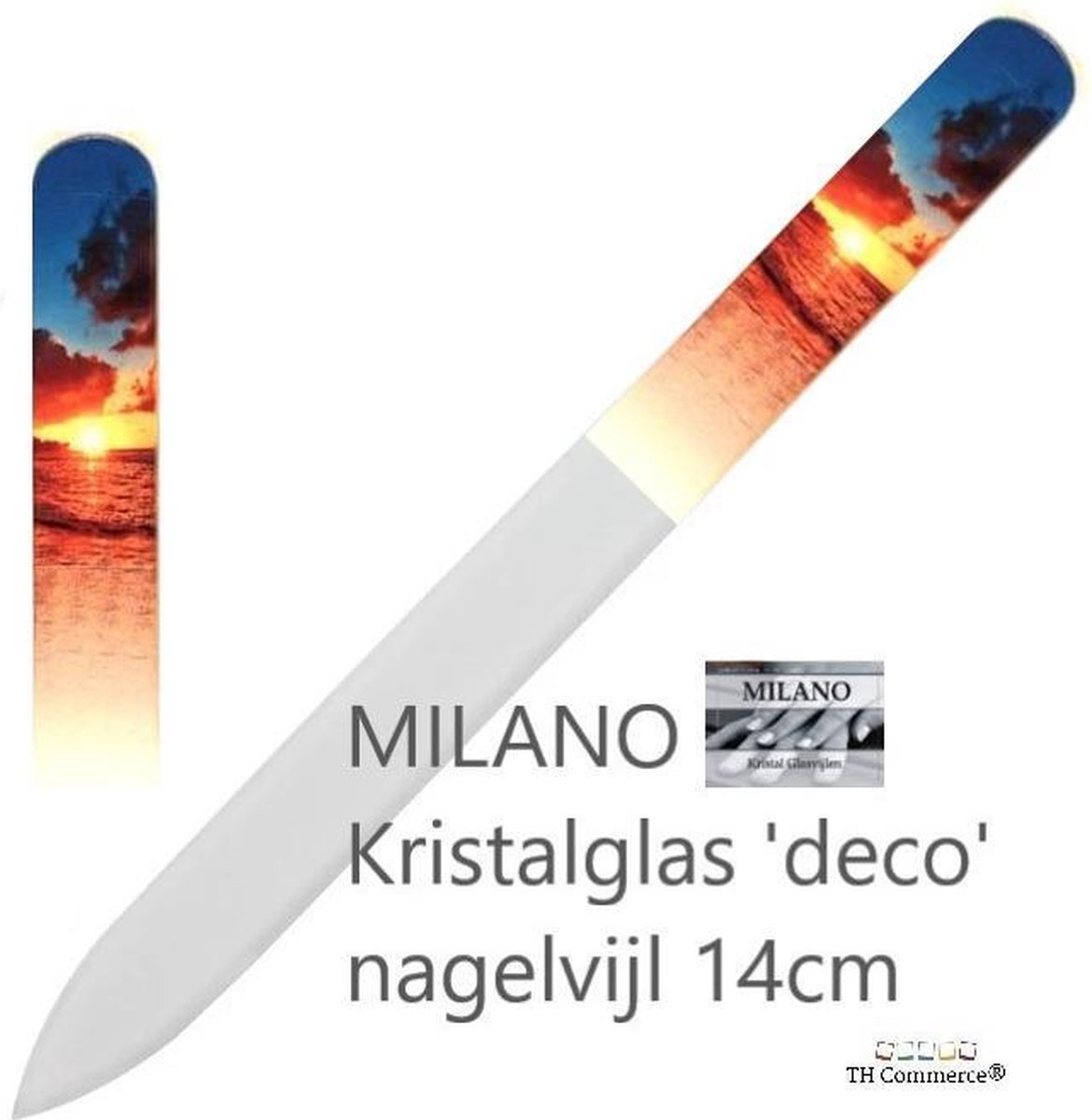 Goedkoopste Milano Nagelvijl - Glasvijl - Zon - Levenslang mee - Leuk Sint of Kerst cadeau nr 1328
