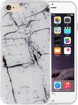 Marble Wit Print Hardcase voor iPhone 8